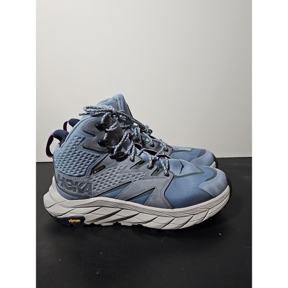 New Hoka One Womens Anacapa Mid GTX GoreTex Hiking Boot Shoes Size 9.5 B Blue - Picture 3 of 11